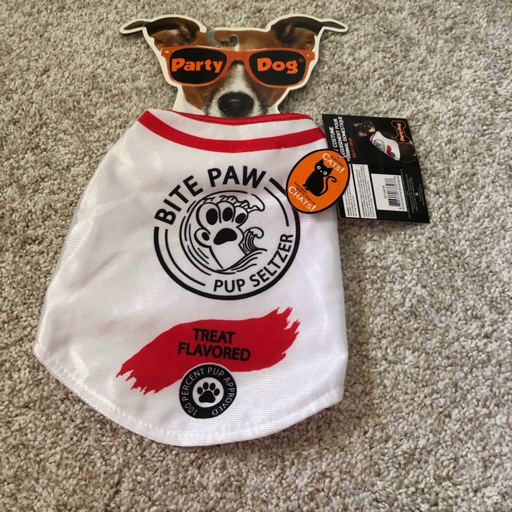 New Pets Costume Halloween XS/S bite paw Dogs cats by Party Dog NWT